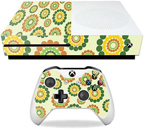 MightySkins koža kompatibilna sa Microsoft Xbox One S - hipi Flowers / zaštitni, izdržljivi i jedinstveni