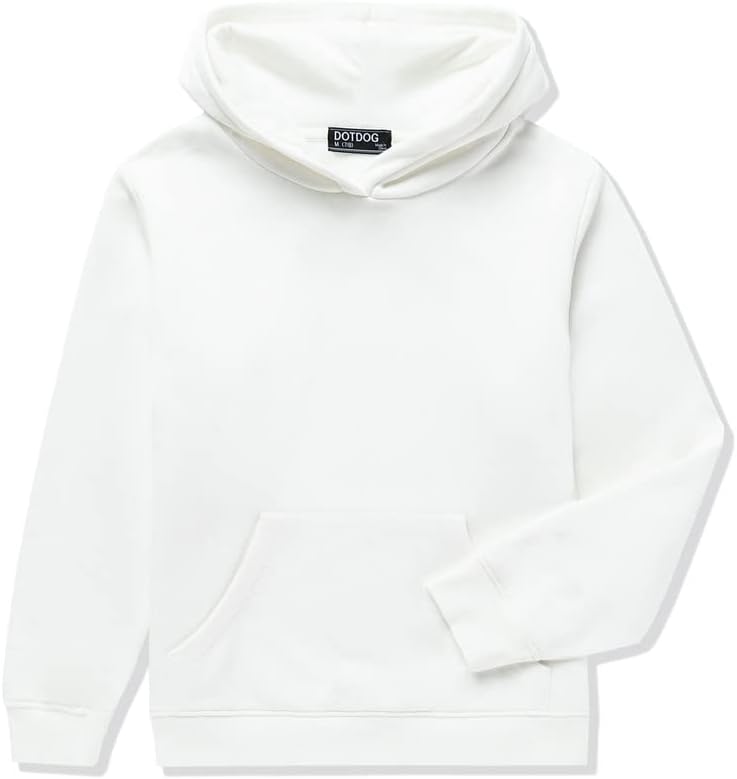 DotDog unisex djeca mekani četkani runov pulover s kapuljačom Classic casual hoodie za dječake ili djevojke