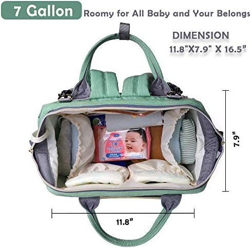 Ruksak za torbu sa pelenom, nanrui vodootporan 25L sobni ruksak ruksaka za bebe za dječak i djevojku sa
