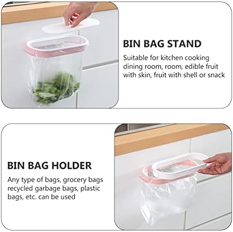 DoItool nosač radne površine 2pcs prijenosni držač vrećica za smeće viseći držač za smeće sa poklopcem kuhinjom