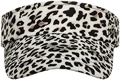Modne žene Leopard Print Zaštita od sunca Topless Baseball Visor CAP