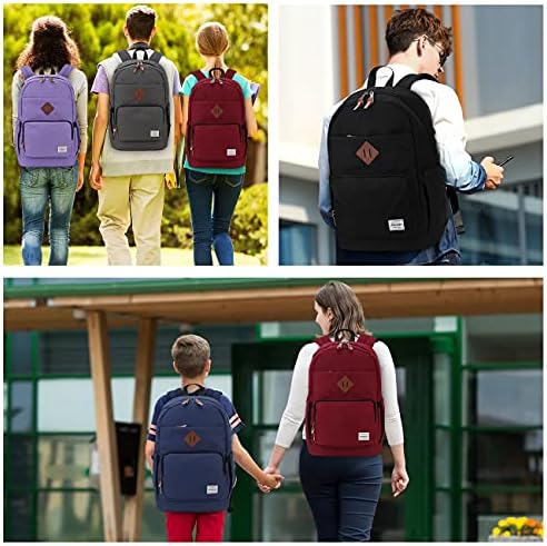 Ravuo školski ruksak za muškarce, žene otporne na vodu 15,6 inčni torba za laptop torba za knjige Casual