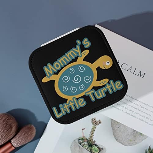 Mommy's Little Turtle ženska kutija za nakit kožna putni naušnica Organizator Organizator za zaljubljeni