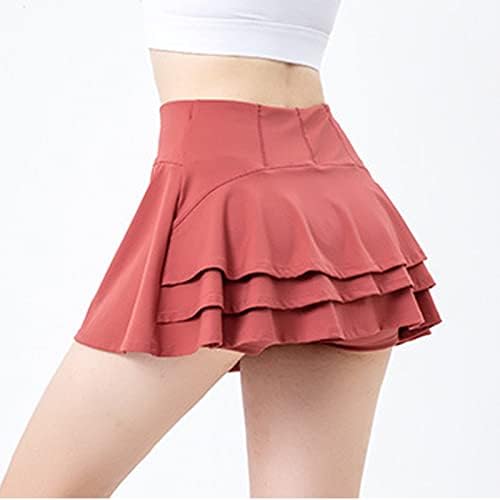 Žene Custom Soild Yoga Sportska kratka suknja Ženska kukova HIP mini suknja Dame trčeći u fitnes tenis