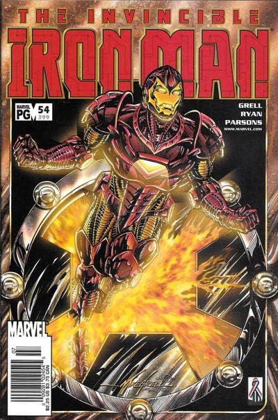 Čelični čovjek 54 VF ; Marvel comic book / 399 Mike Grell