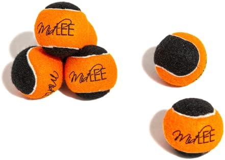 Midlee narandžasta / crna pasa Halloween Tenis kuglice - set od 6