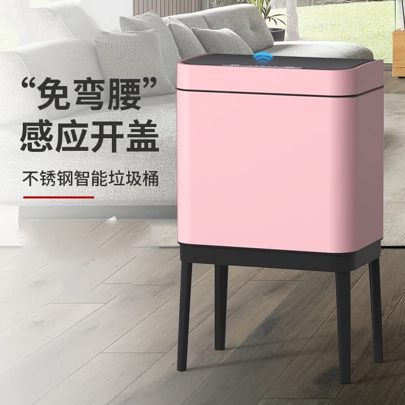 ZYJBM kuhinjska kanta za smeće kupatilo automatske kese za smeće spavaća soba kanta za smeće od nerđajućeg
