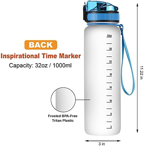 Prilagođeno hranjenje Tvoja voda 32oz litra motivacijska boca vode, prilagođena Afrika američka boca za