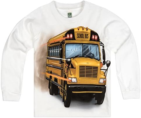 Majice Sa Dugim Rukavima Za Dečake, Velika Žuta Majica Za Školski Autobus.