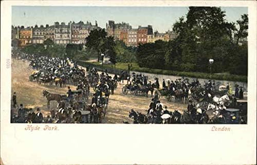Hyde Park London, Engleska Originalna Antička Razglednica