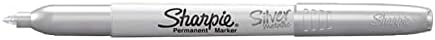 Sharpie Br & S trajni marker, fina tačka, nentoksična, metalno srebro