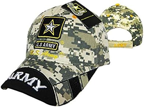 Logo američke vojske vojska na kapu Camo Acrylic Baseball licencirani vezeni šešir