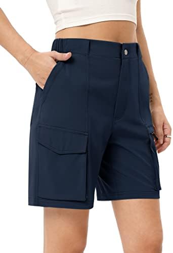 Ženske šorc od 5 / 7 s teretnim džepovima brze suho lagane atletske kratke hlače za ljetno casual
