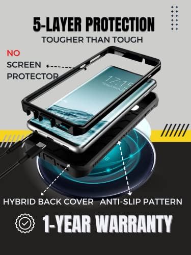 Armadillotek Vanguard Kompatibilan je s Samsung Galaxy S10 + Plus Case Vojno ocjenom cijelo tijelo Robusno