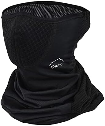 Zaštita Od Prašine Face Washclot Bandanas Outdoor Sport Thin Washcloth Šal Washcloth Sew Hat Black