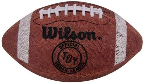 Johnny Unitas M.V.P. 1959, 1964, 1967. Potpisan upisani Wilson Football JSA COA - AUTOGREMENT Fudbalski