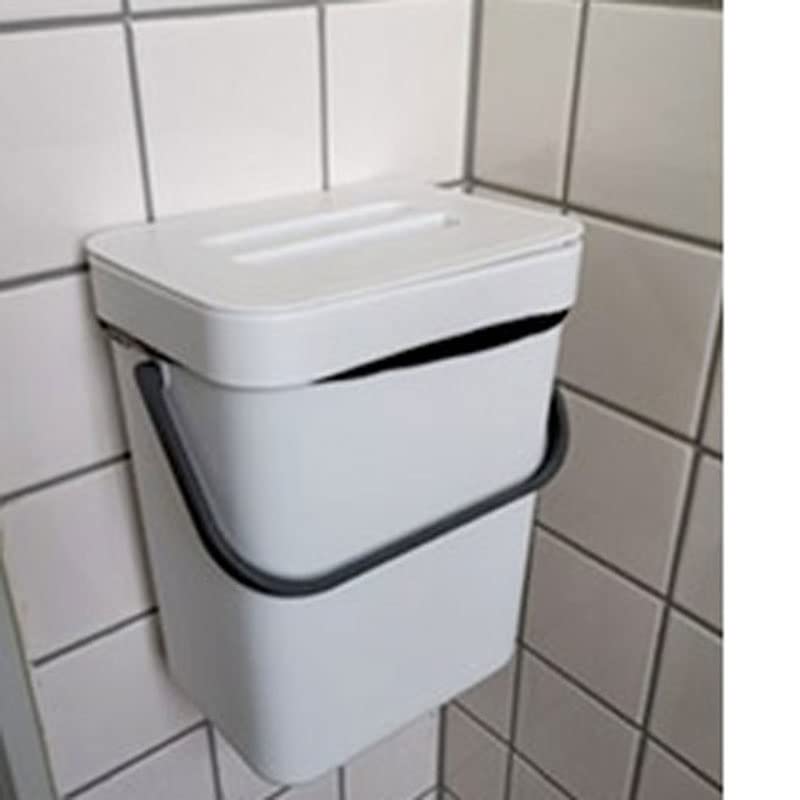 XDCHLK kuhinjska viseća kanta za smeće vodootporna zidna WC kanta za smeće sa poklopcem