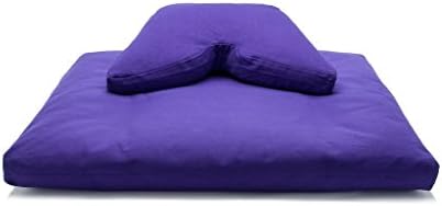 Ljubičasta heljda trup Regular Lift Cosmic jastuk & pamuk Batting Zabuton meditacija jastuk Set