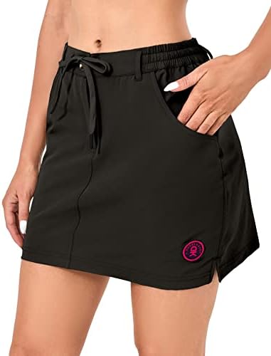 Mali magarac Andy Athletic Golf Tenis Skort 16 inča Građevinske hlače Sportska suknja sa džepovima