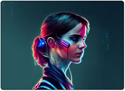 Emma Watson Art Magnet 2 kom - grafički magnet za automobile - Cyberpunk naljepnica