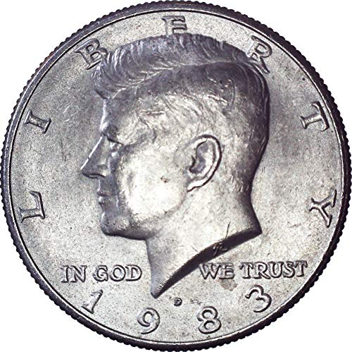 1983. D Kennedy pola dolara 50C o necrtenom