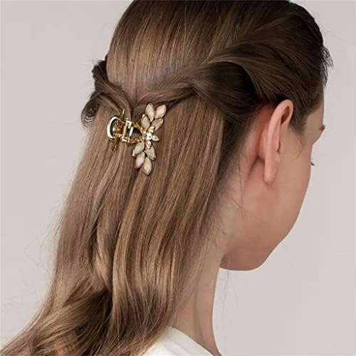 SDFGH cvjetna serija srednje veličine Grab Clip Klip za kosu Ženska Stražnja strana glave kašika Retro temperamentari