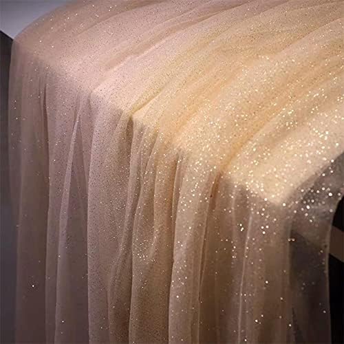 SHENGANG meka svjetlucava šljokica vruća Srebrna mrežasta svjetlucava tkanina za vjenčanice za zabave DIY