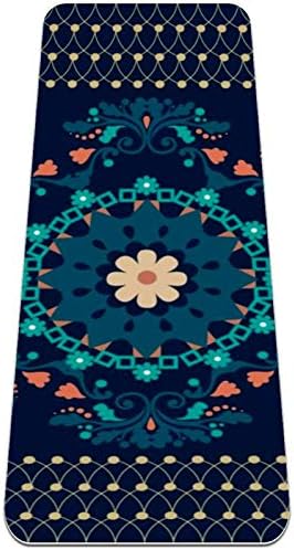 Siebzeh Floral Background Premium Thick Yoga Mat Eco Friendly Rubber Health & amp; fitnes Non Slip Mat za