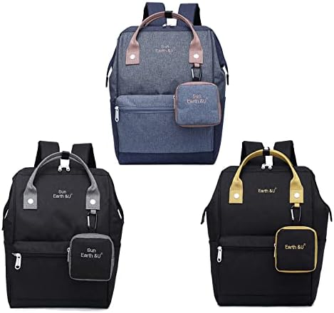 REFUTUNA ROOPTPACK, 15,6 inčni ravni ruksak za žene, medicinska sestra, torba za nastavnike, školske laptop torba za laptop, vodootporni ruksak za turistički ruksak protiv krađe