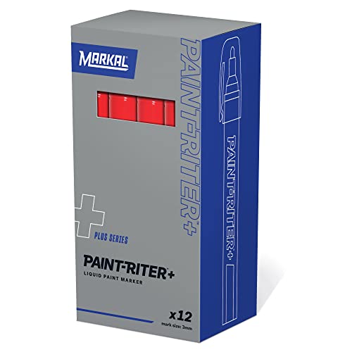Markal 96973- Paint-riter + masna površina tekuće lakiranje s 1 / 8IN savjet za metak, za vrhunske performanse oznake na masnim i masnim površinama, ružičastoj boji, izrađene u SAD-u