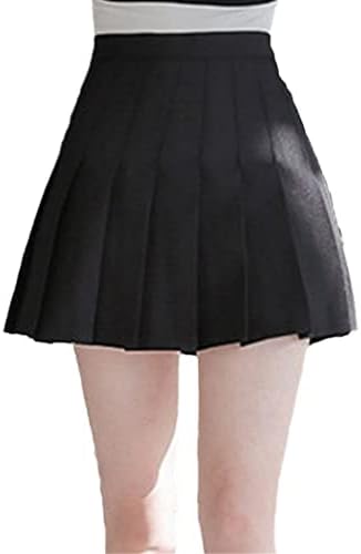Dadsfvg Djevojka Naslijeđena teniska suknja, kratka haljina s visokim strukom sa gaćicama, ženska školska
