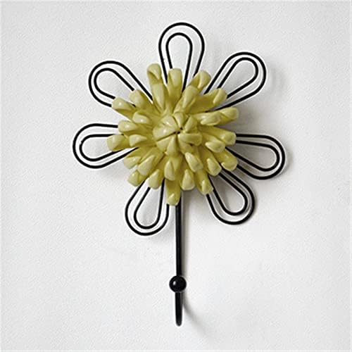 BLYWO Cvijeće u obliku cvijeta metalna držač za zid na zid Home Kuhinja Kupatilo Zaokret Viseći ukrasni