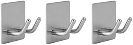 Kuka od nehrđajućeg čelika AFLHYJK, samoljepljiva ljepljiva kuhinja domaćin kupatilo Ključ za ventil za